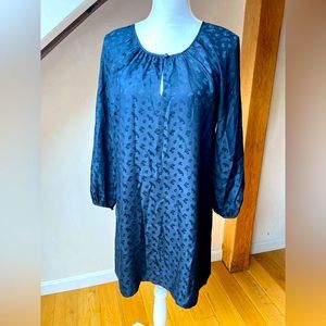 💕SOLD💕J Crew 100% Silk Tunic Dress with Paisley Pattern
